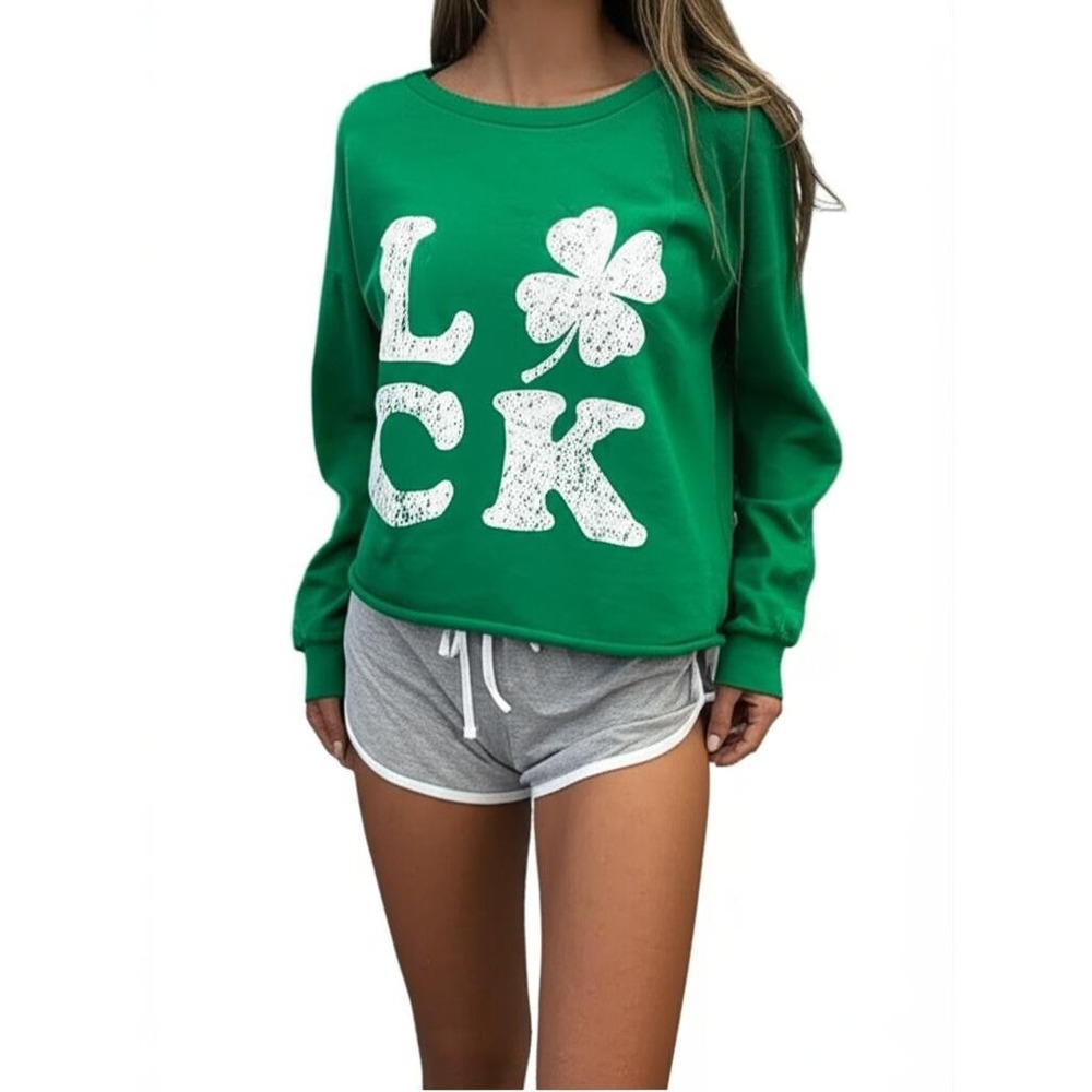 Grayson Threads Sleep Set 2PC‎ St Patrick's Day Holiday Clove Grey Cozy NEW LG